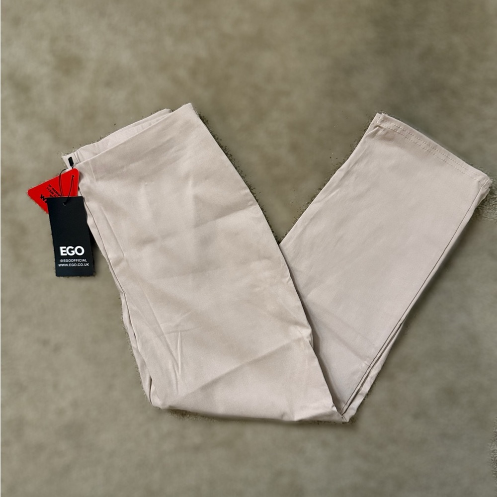 EGO Dipped Waist Capri Leggings In Stone